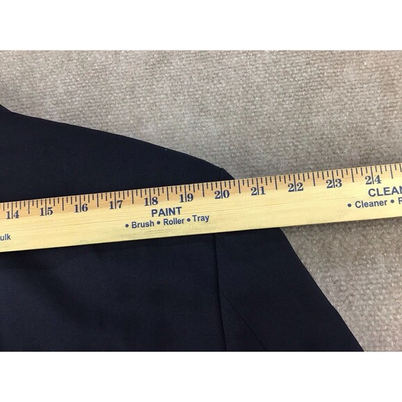 Lauren Ralph Lauren Vtg Blazer Men's 42R Navy Blue Wool Gold Buttons Sport Coat - Picture 15 of 16